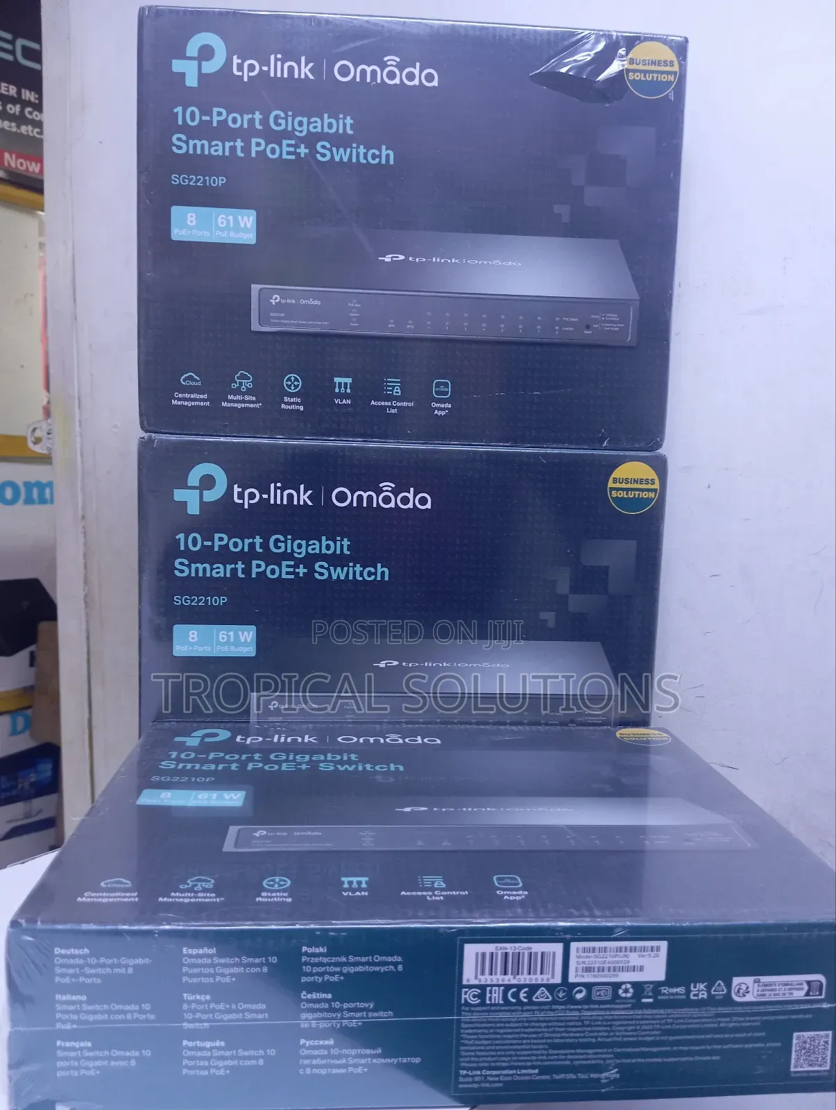 Tp-Link Sg2210p Gigabit 8 Poe+ Switch