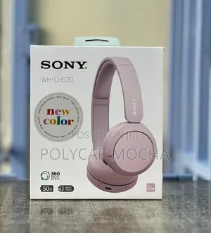 Sony Wh-Ch520 Wireless on-Ear Headphones With Microphone