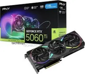 Pny Geforce RTX 5060 Ti Oc Dual Fan 16gb Gddr7 Graphics Card