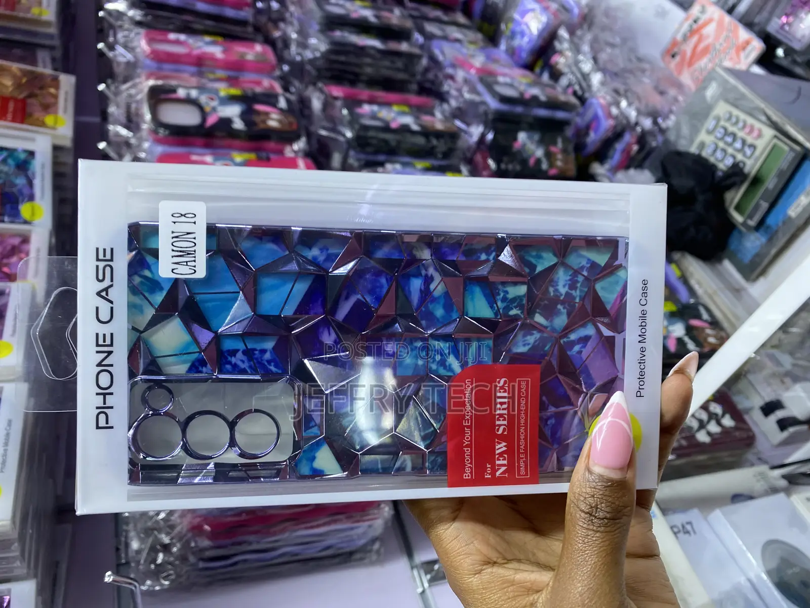 Karasy Tecno Camon 18 Diamond Plating and Detachable Case