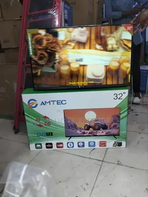 Amtec 32" Smart Tv – Ac/Dc, DVB-T2, Youtube Usb