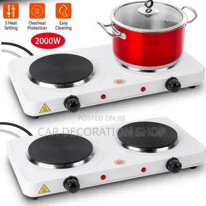 5power Adjustment Double Electric Stove Solid Plate