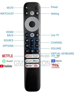 Replacement Remote for TCL Android Mini-Led Qled Smart Tv