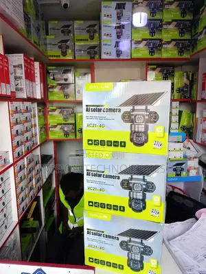 Tripple Lens 3 Solar CCTV Cameras