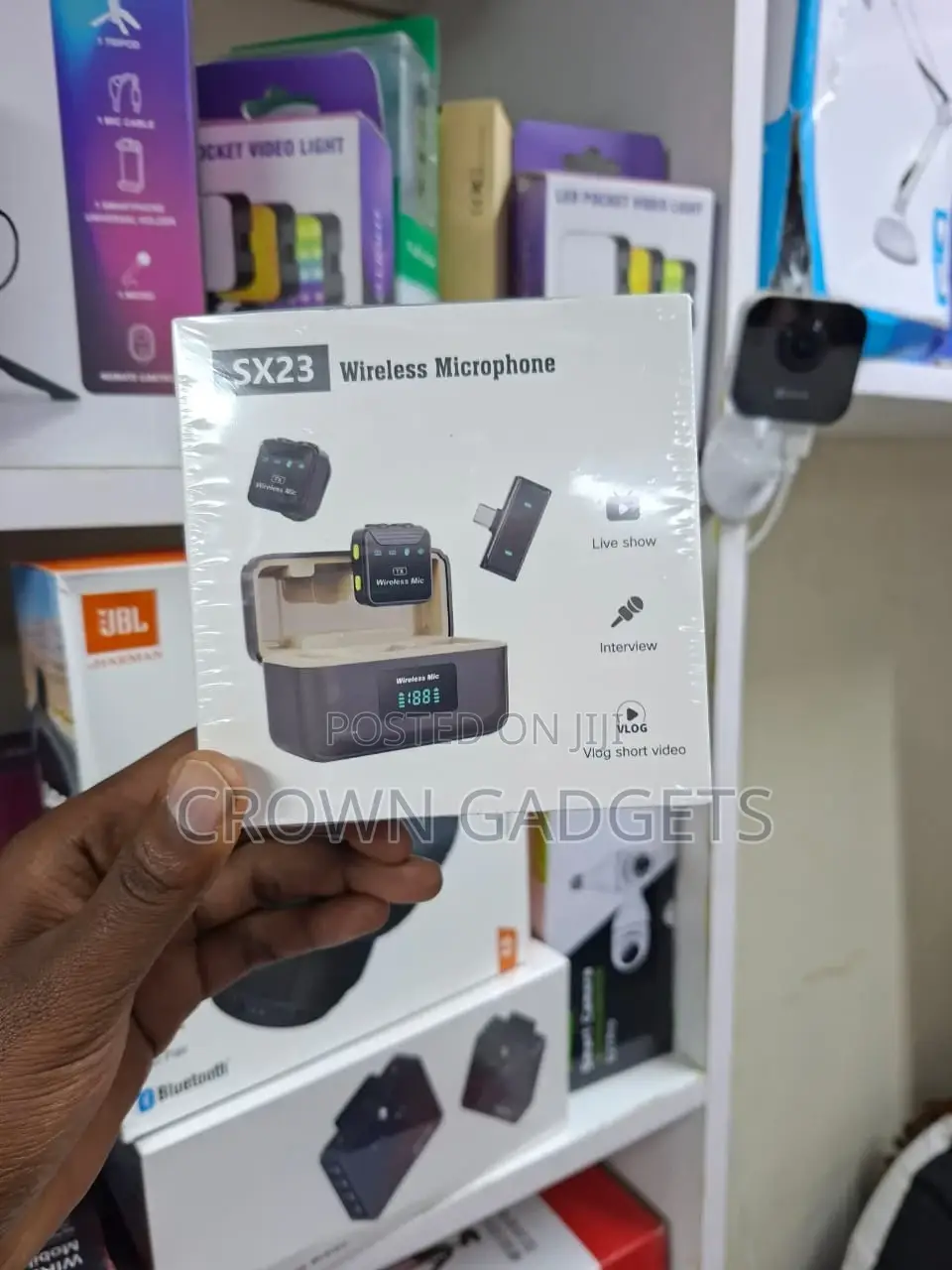 Sx23 Wireless Lavalier Mic for iPhone/Android