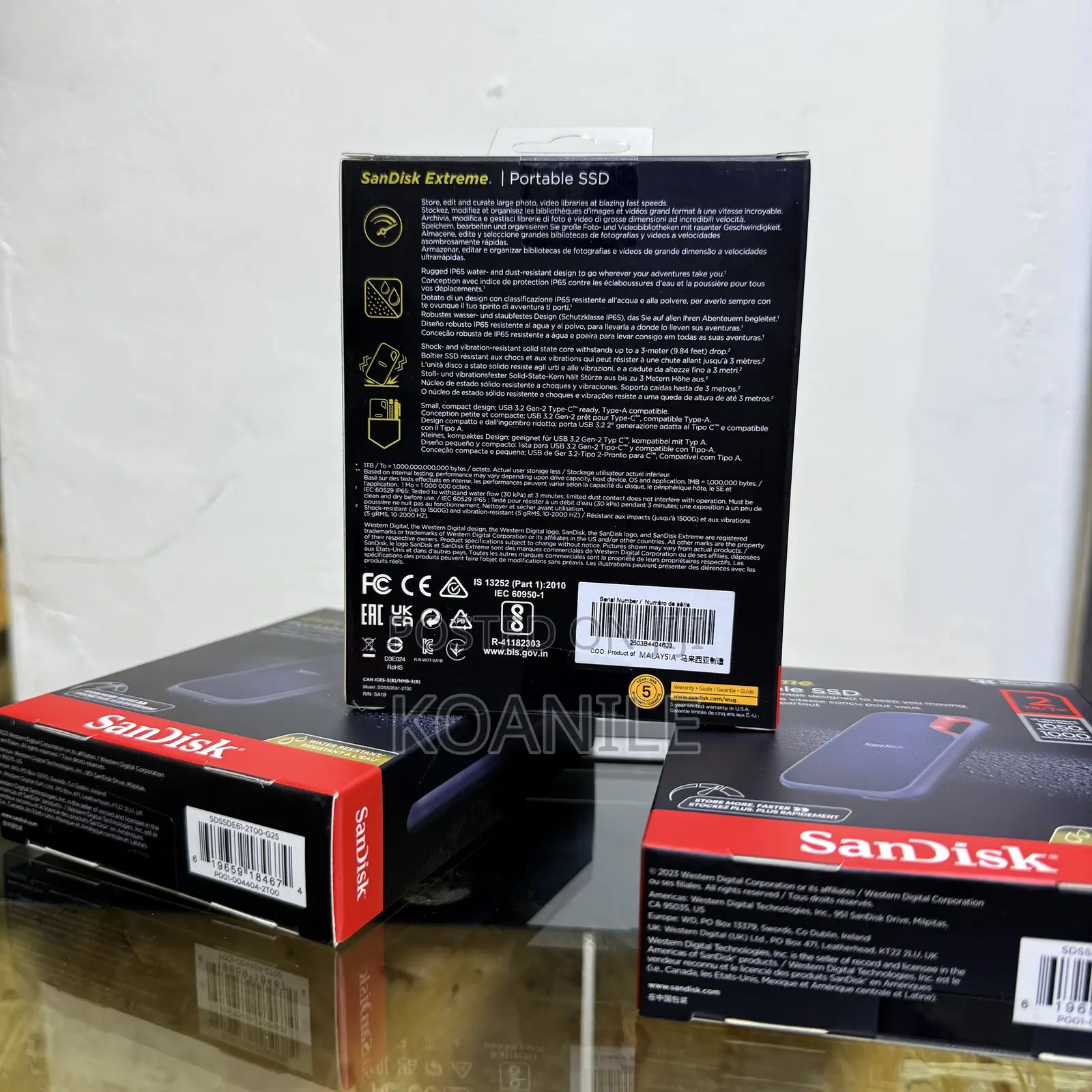 Sandisk 2tb Extreme Portable SSD (1050 Mbps)