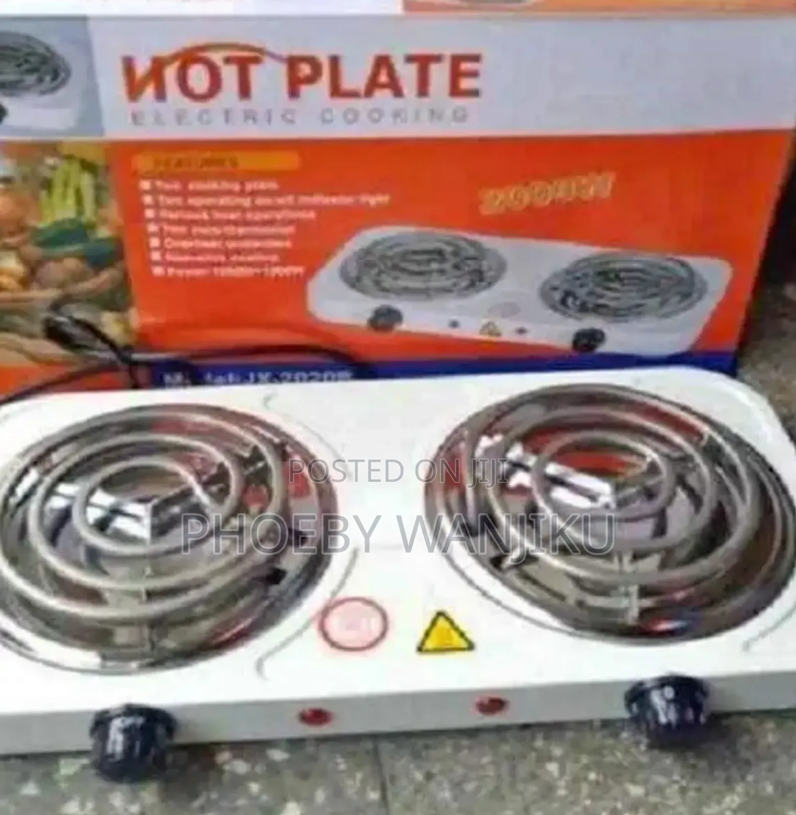Double Electric Hot Plate