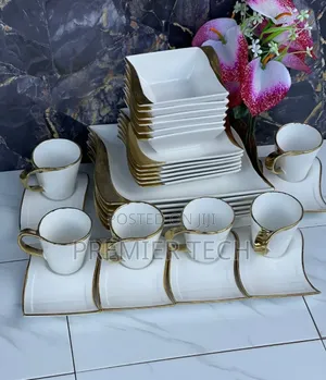 Gold Unique Dinner Set