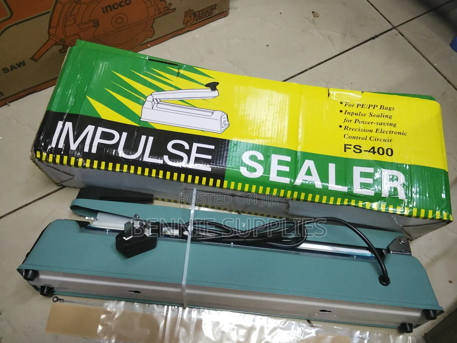 Available 400mm Metallic Impluse Sealer