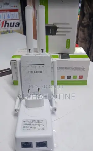 Pix-Link Wireless Router Repeater Wi-Fi Signal Booster