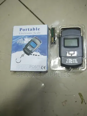 Suitable Black Portable 50kg Weighting Scale
