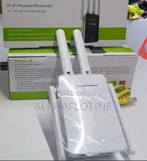 Wireless-N Wi-Fi Repeater/Router/Ap(Pix-Link) White