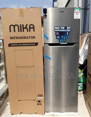Mika Fridge 247l 2 Door Top Mount Freezer No Frost