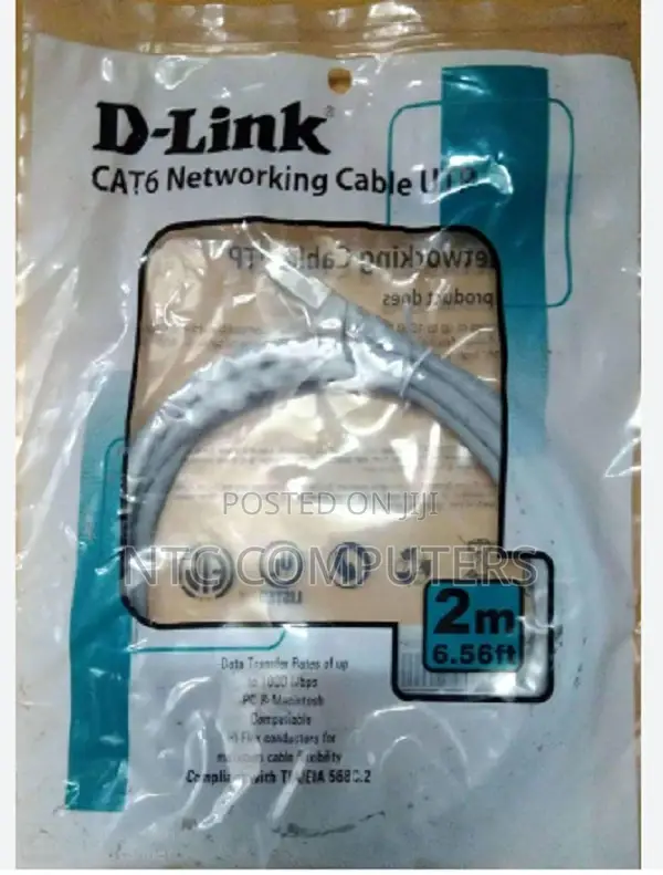 D-link Cat6 Utp 2m Patch Cord Grey,
