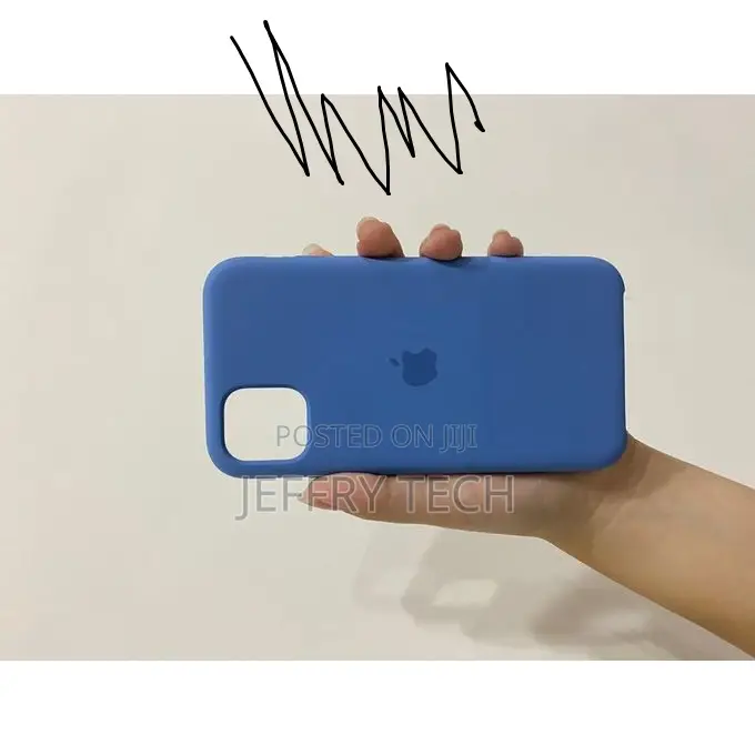 iPhone 11 Silicone Protective Cover Case - Blue.