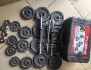 30kg Cast Iron Dumbbell Set With Connector