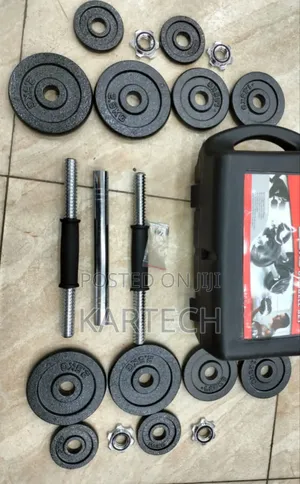 20kg Cast Iron Dumbbell Set With Connector