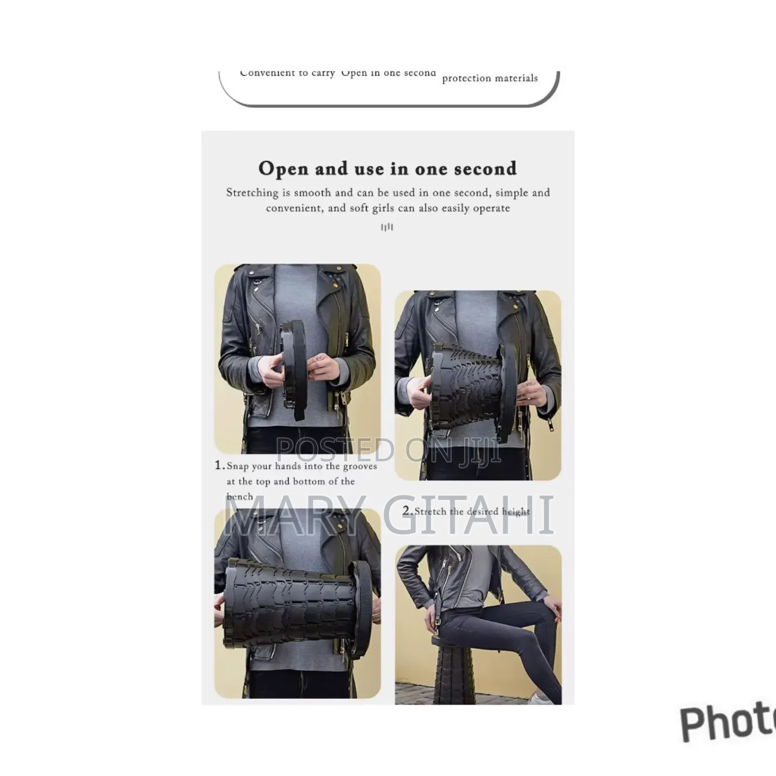 Foldable , Camping Adjustable Stool