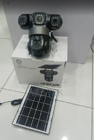 Triple Lens Triple Screen 4g Solar CCTV Camera Outdoor V380