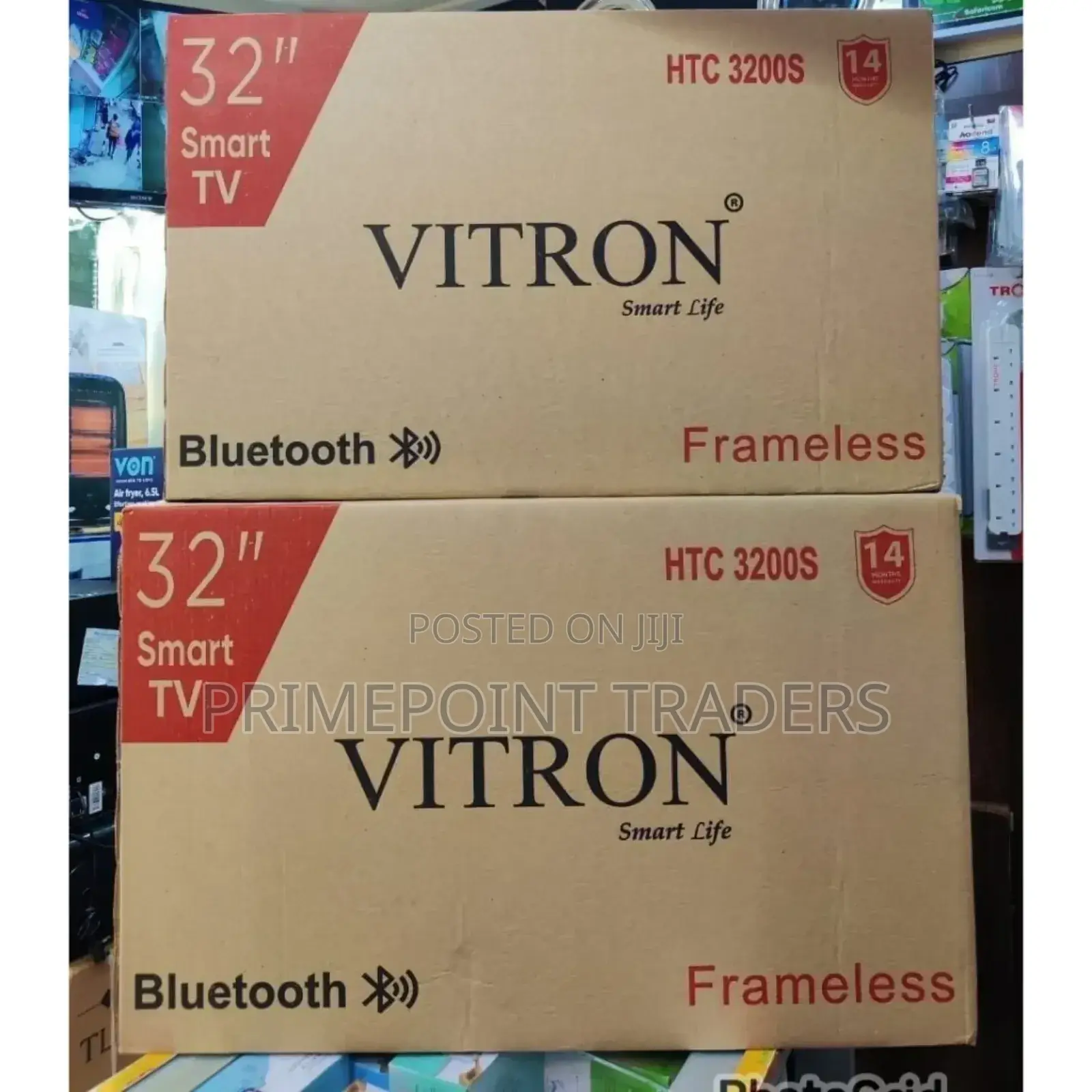 Vitron 32′′ Smart Android Frameless With Bluetooth Tv