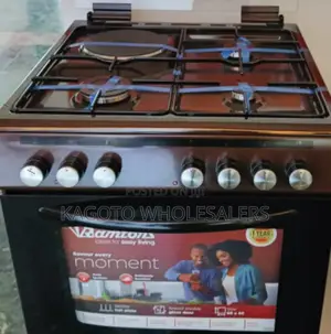 Ramtons Standing Cooker 60*60cm. 3g+1electric R(Brown) Rm/3g