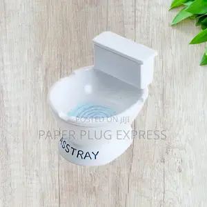 Classic White Toilet Bowl "Asstray" Ashtray