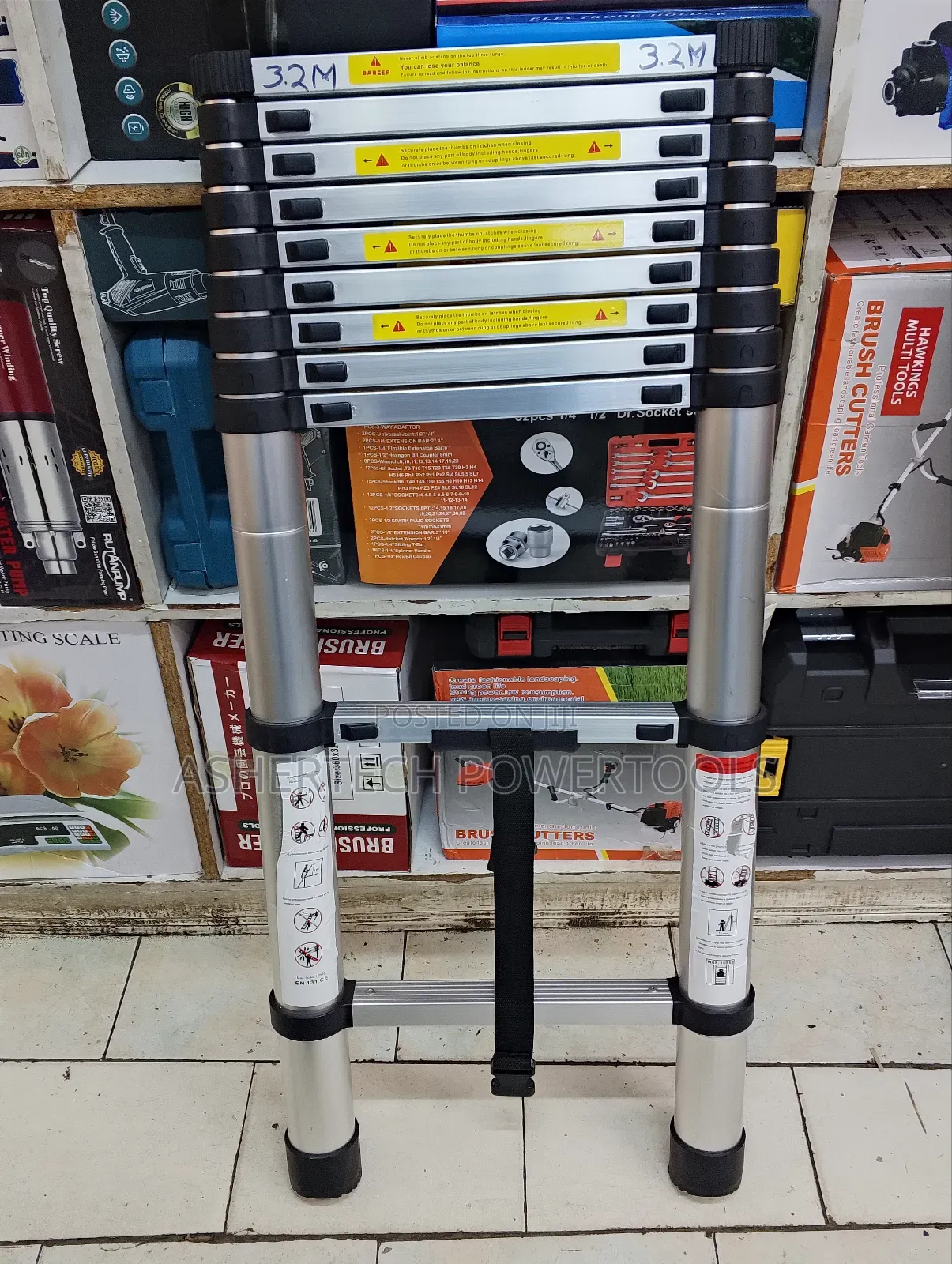 5.4m Telescopic Ladder/Foldabe Ladder
