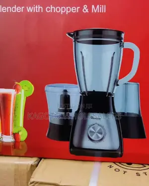 Ramtons 3in1 Blender, Chopper and Grinder Stainles R3-1