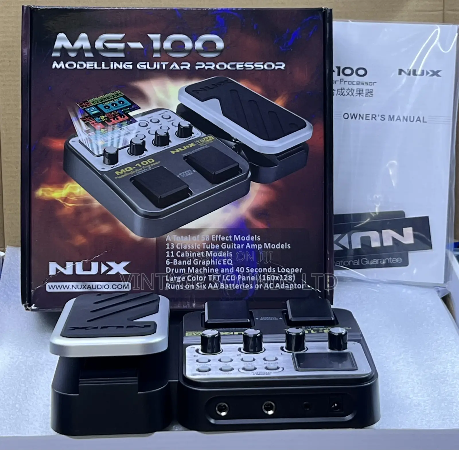 Nux Mg100 Guitar Processor With 58 Effects Models