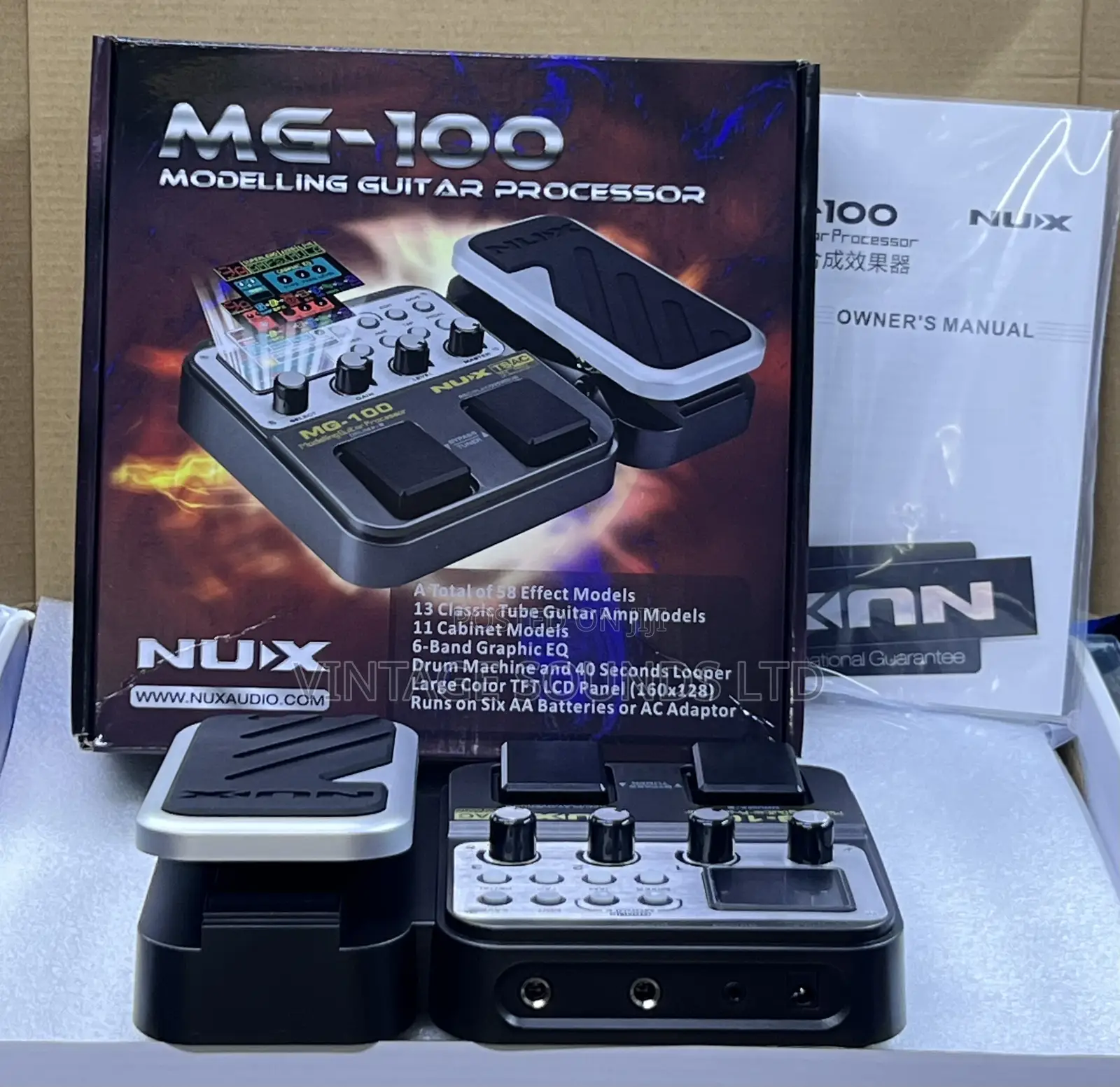 Nux Mg100 Guitar Processor With 58 Effects Models