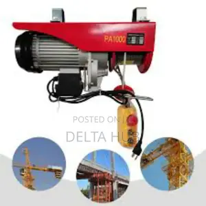 Heavy-Duty Electric Hoist–1-Ton Lifting Power