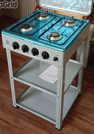 Portable Eurochef Full Gas Standing Cooker With Shelves 