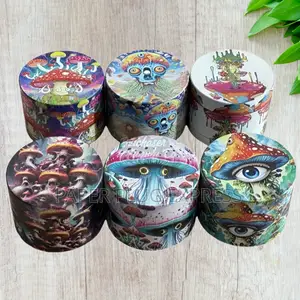 Shroomz 4 Layer Alloy Metallic Grinder - 63mm (Medium Size)
