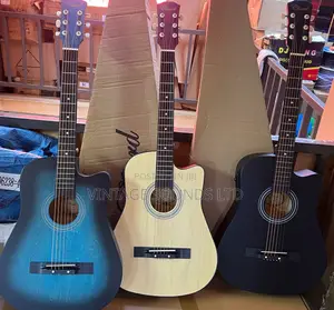Size 38 “ Semi Electric/Acoustic Guitar ( Black Color)