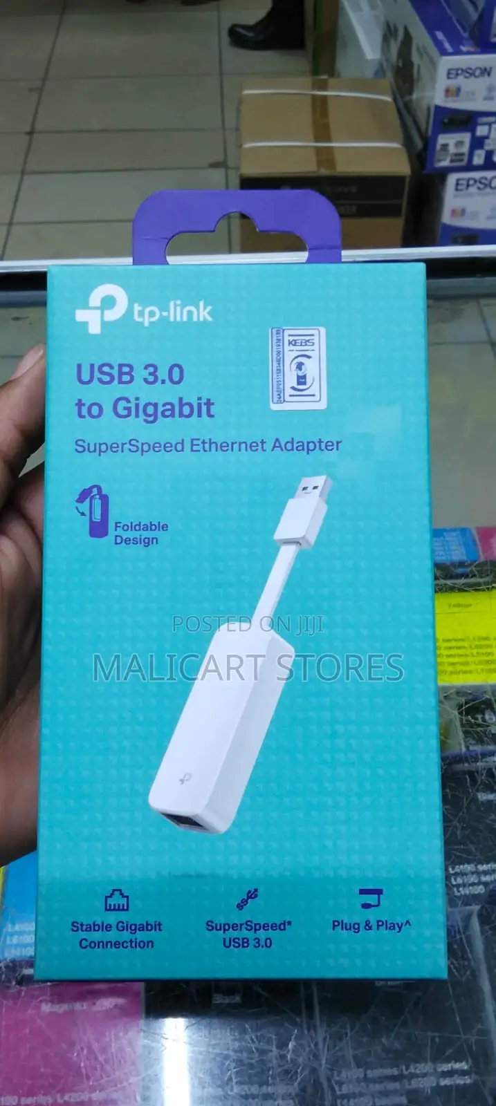 Tp-Link 3.0 Usb Foldable Gigabit Network Ethernet Adapter