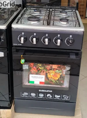 Globalstar 4 Full Gas Standing Cooker With Grill Rotisserie,