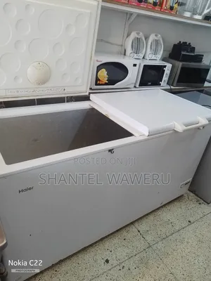 White Double Door Chest Freezer