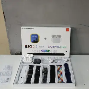 2.3inch Smartwatch Waterproof With Earbuds and 2 Dails