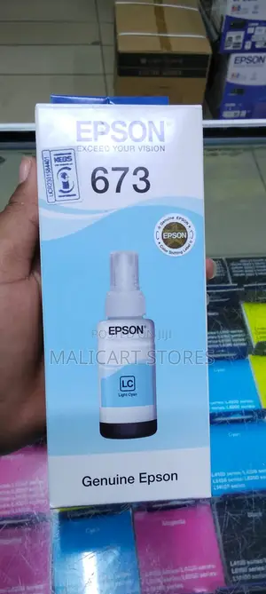 Epson 673 Light Cyan Ink Bottle 70ml