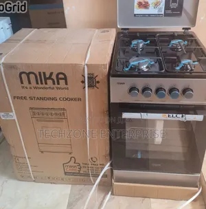 Mika Mst5060p4ge 50×55 4~Burner Gas Cookers With Oven Lamp 