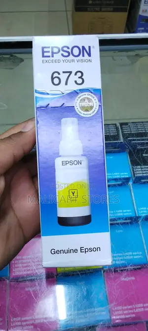 Epson T673 Yellow Ink Cartridge – 70ml (C13t673498)