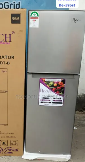Roch RFR -180dt-B 134 Litres Double Door Fridge - Silver 
