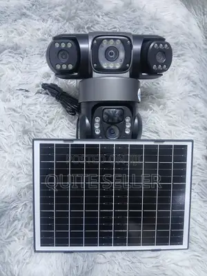 4g Fullcolour Nightvision V380 Solar Energy Tripplelens CCTV