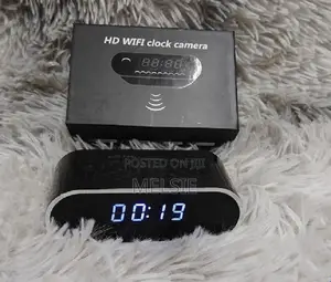 Smart and Easy Wireless Table Clock 1080p Wifi CCTV Camera