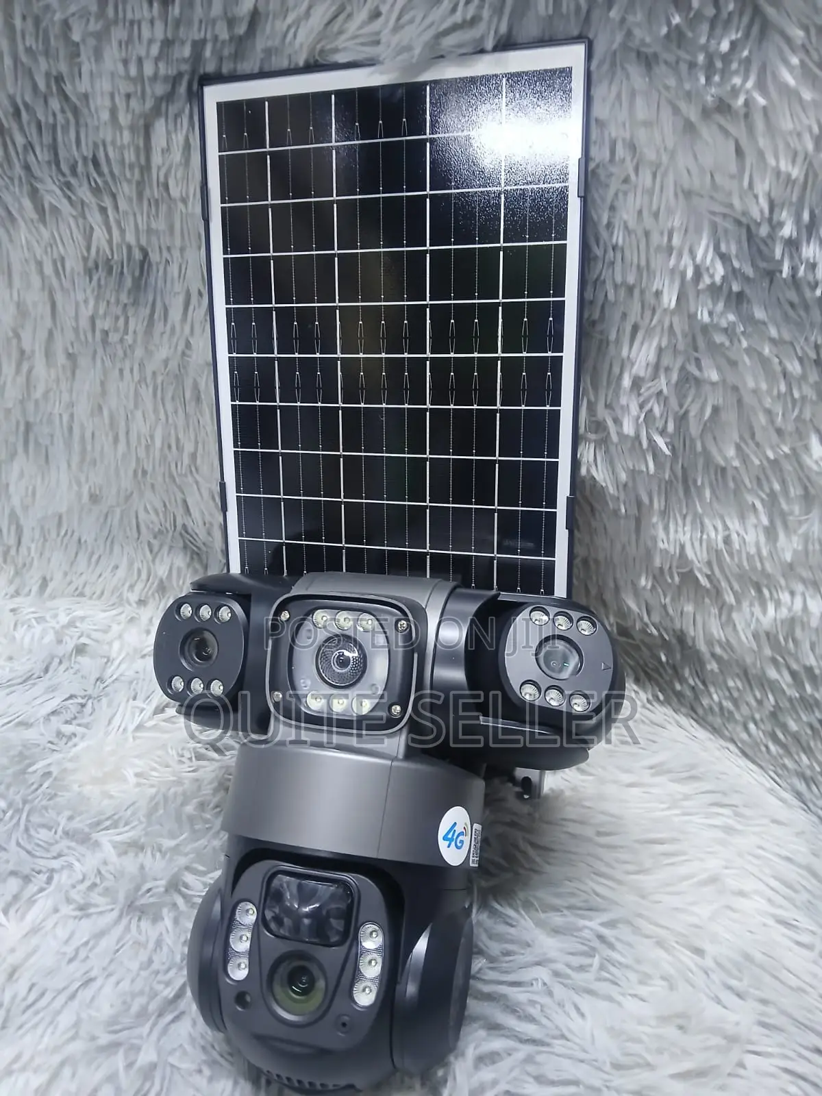 4g Lte Connectivity Tripple Lens Solar V380 Pro CCTV Camera