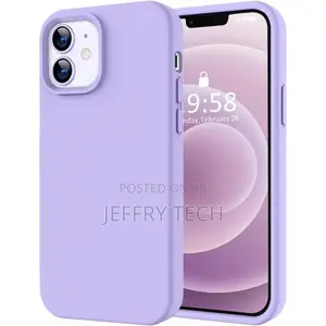 Andate Apple iPhone 12 Silicone Case With Lining Inside