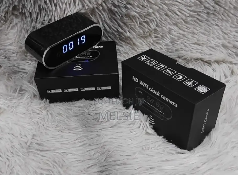 1080p Hd Mini Table Clock Camera Wireless Secret Micro Cam