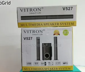 Vitron 527 Multimedia System Fm Usb Bt 9000w Black Remote,