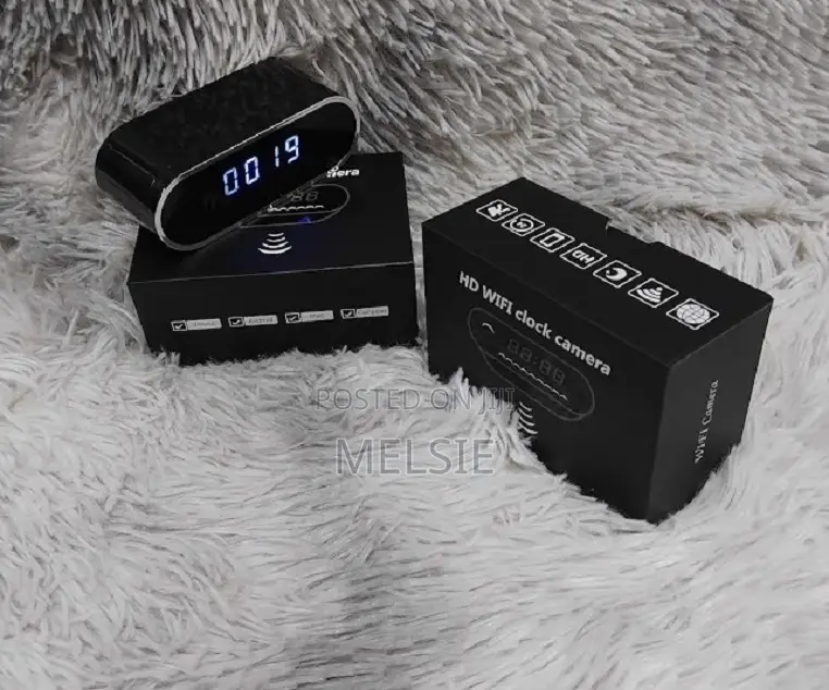 1080p Hd Mini Table Clock Camera Wireless Secret Micro Cam