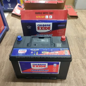 N70 Right Side Maintenance Free Car Battery Chloride Exide